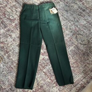 Men's Green Wool Pants